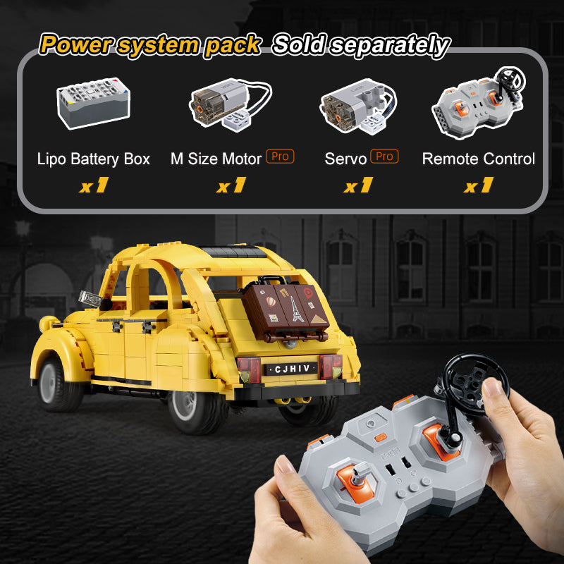 Brick CaDA bricks 1:12 Citroen 2CV | C61026W CaDA Doublee_CaDA