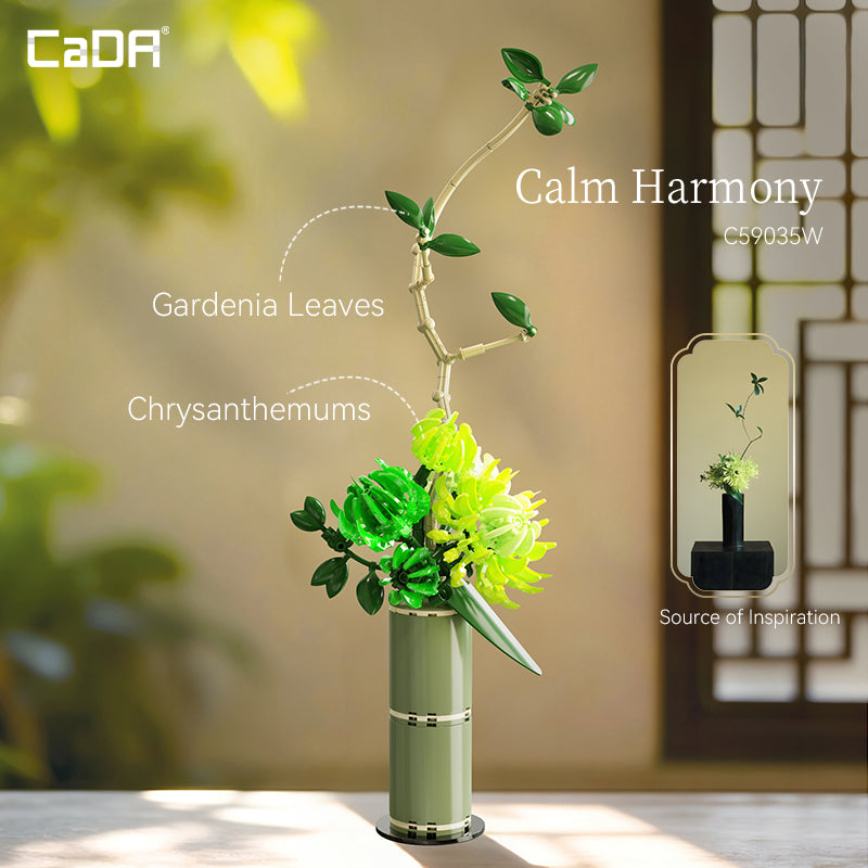 Brick CaDA ARTIZAN EASTERN FLORAL ART C59035W CaDA Doublee_CaDA