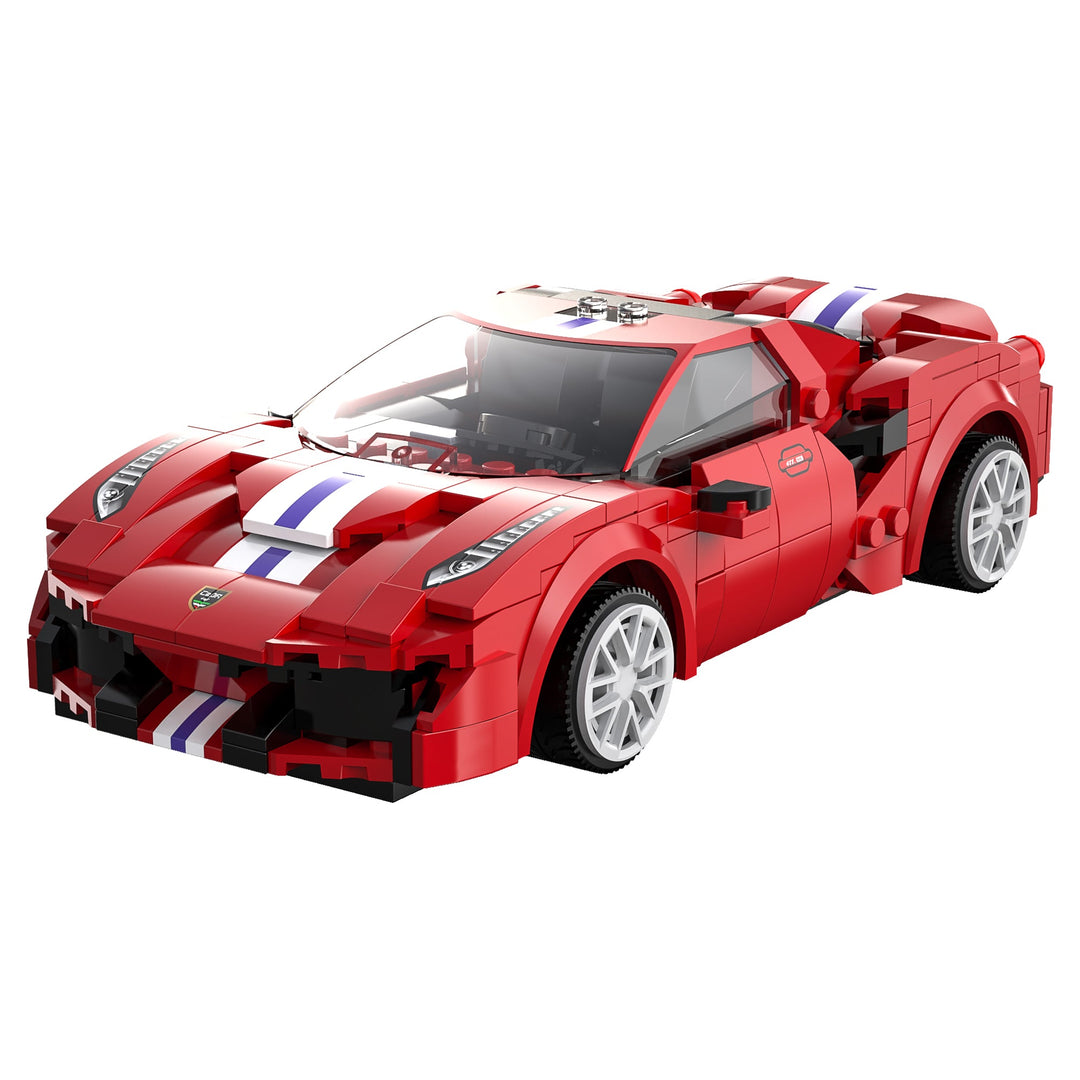 Brick CaDA Red Race Car C51072W Doublee_CaDA Doublee_CaDA