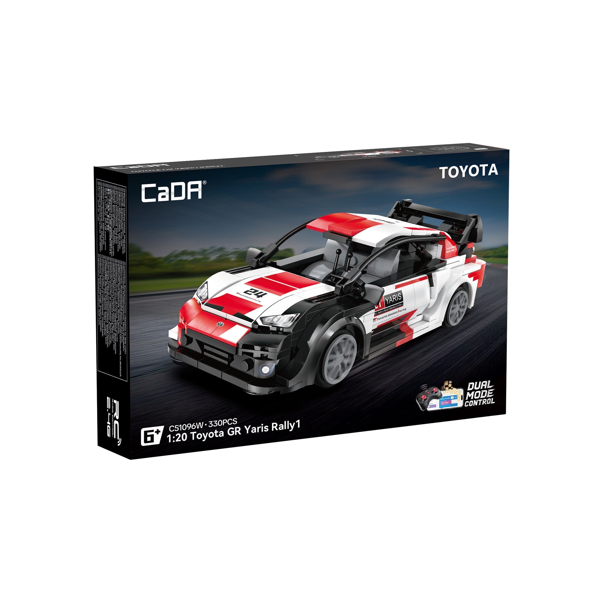 CaDA 1:20 TOYOTA Racing Cars C51096W C51098W – Doublee_CaDA