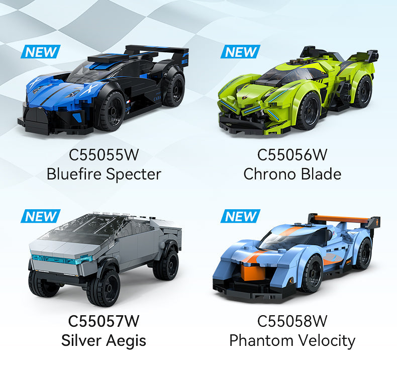 Brick Cada 1:32 Sports Cars C55055W-C55058W CaDA Doublee_CaDA