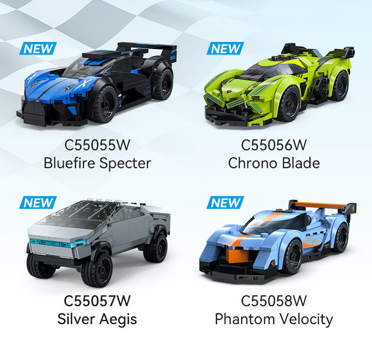 Brick Cada 1:32 Sports Cars C55055W-C55058W CaDA Doublee_CaDA