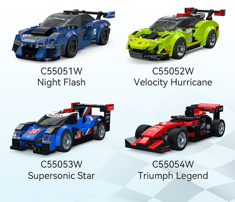 Brick CaDA 1:32 Sports Cars C55051W-C55054W CaDA Doublee_CaDA
