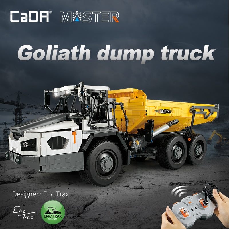 Brick CaDA Articulated Dump Truck C61054W Doublee_CaDA Doublee_CaDA