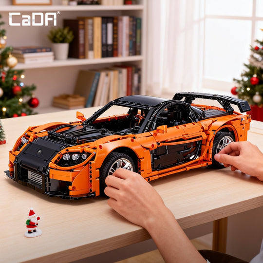 Brick CaDA Master 1:8 Mazda RX-7 C61502W Doublee_CaDA Doublee_CaDA