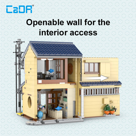 Brick CaDA Japanese Storefront Series Kissaten Shop C66010W CaDA Doublee_CaDA