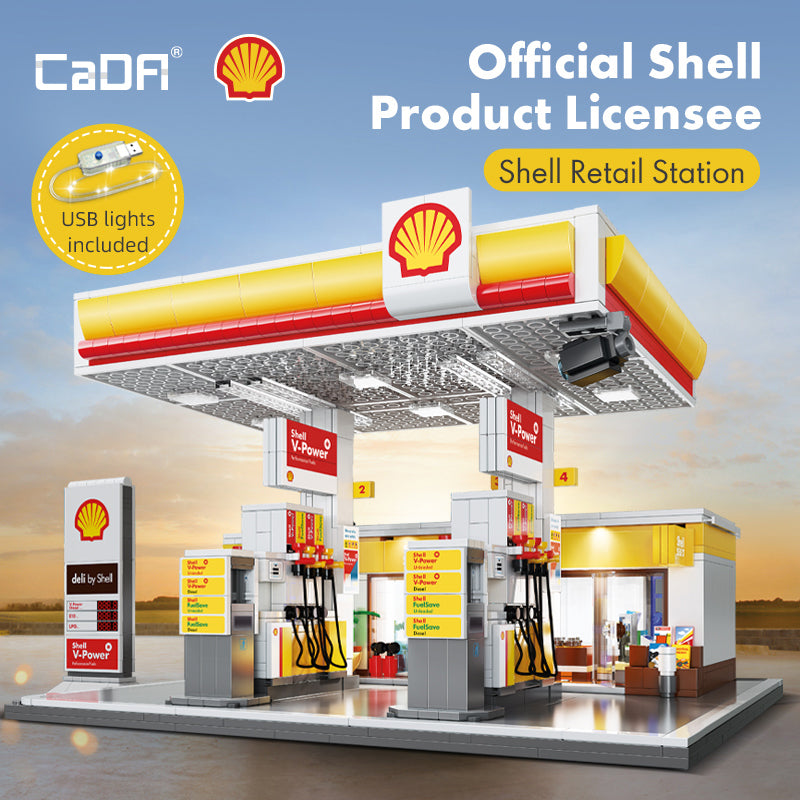 Brick CaDA Shell Retail Station C66026W Doublee_CaDA Doublee_CaDA
