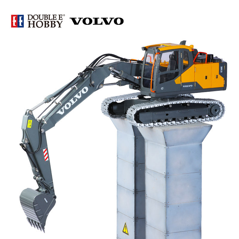 RC Model VOLVO RC Hydraulic Excavator with 3 arms E111-004 DoubleE Hobby Doublee_CaDA