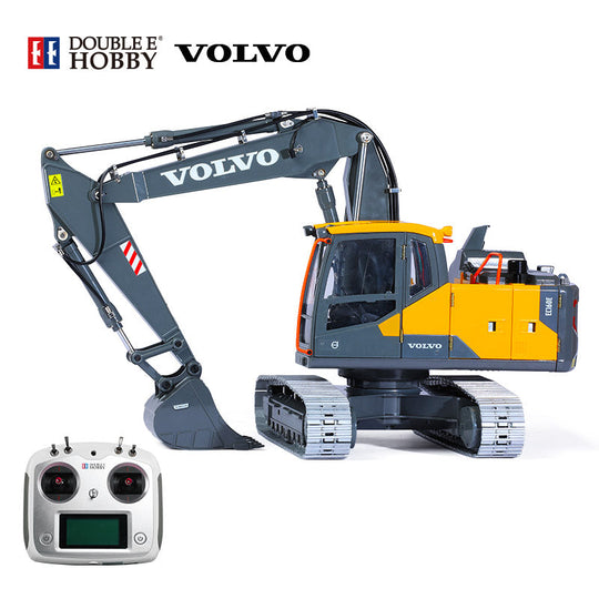 RC Model VOLVO RC Hydraulic Excavator with 3 arms E111-004 DoubleE Hobby Doublee_CaDA