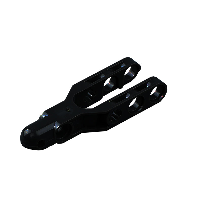 Brick parts CaDA Bricks Steering Arm 5.5 x 2 with Towball Socket Rounded | JF4054 Doublee_CaDA Doublee_CaDA