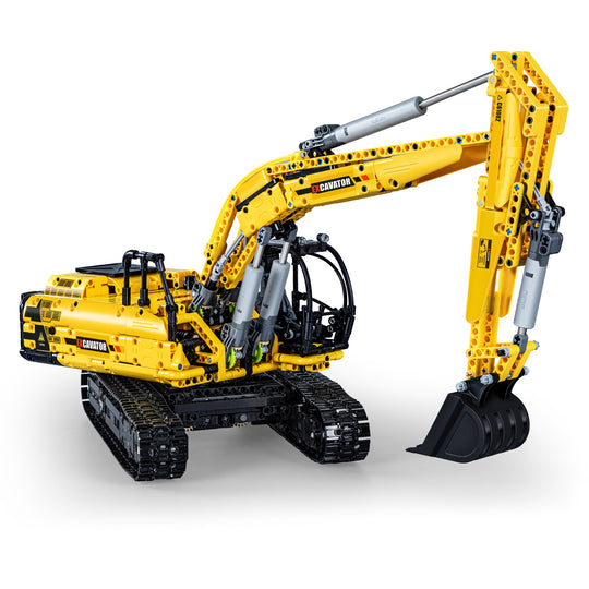 Brick Remote Control Excavator C61082W CaDA Doublee_CaDA