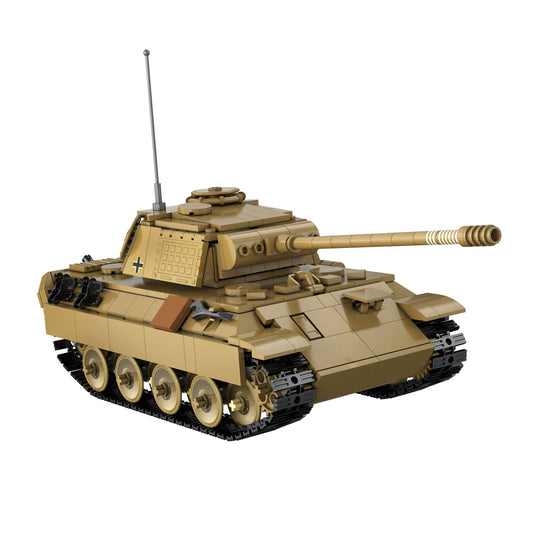 Brick CaDA Panther Tank C61073W Doublee_CaDA Doublee_CaDA