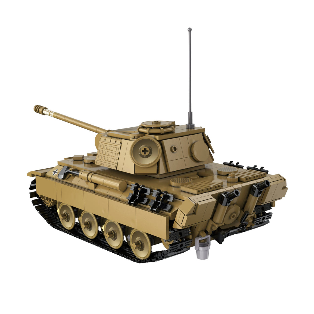 Brick CaDA Panther Tank C61073W Doublee_CaDA Doublee_CaDA