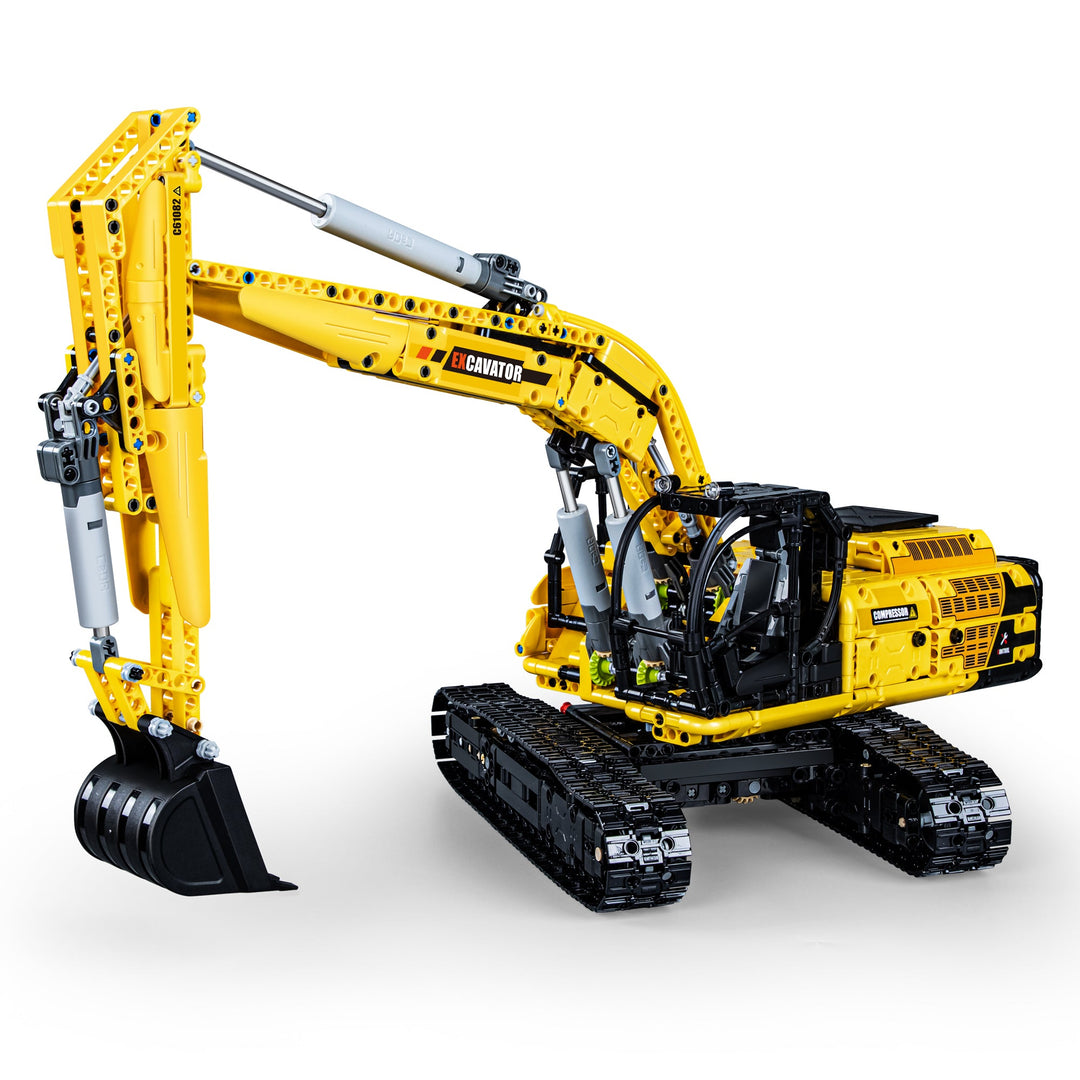 Brick Remote Control Excavator C61082W CaDA Doublee_CaDA