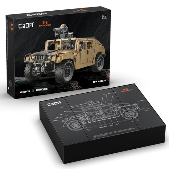 Brick HUMVEE Vehicle C61036W CaDA Doublee_CaDA