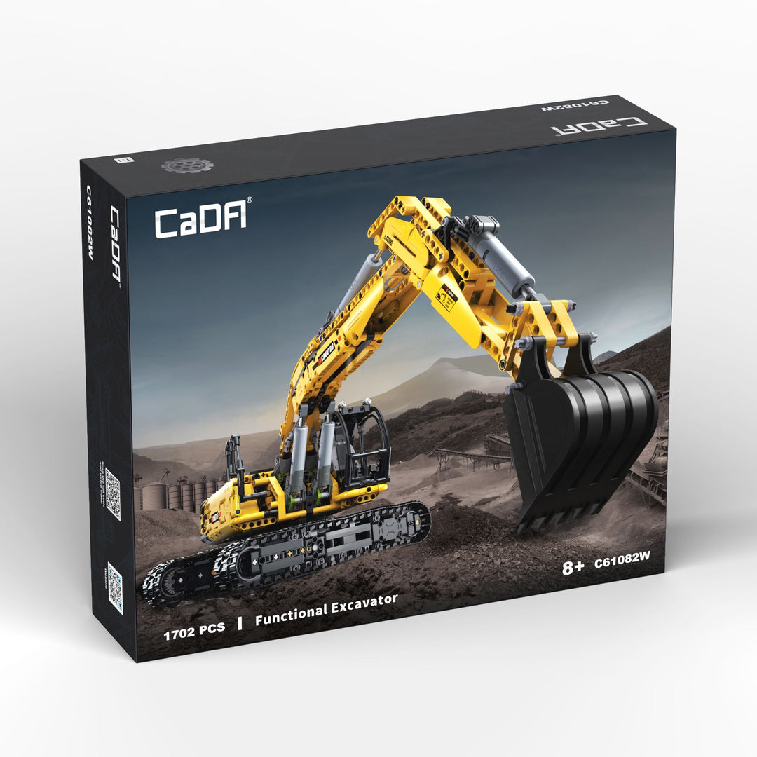 Brick Remote Control Excavator C61082W CaDA Doublee_CaDA