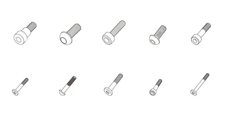 RC Model Screws | SY101-018 DoubleE Hobby Doublee_CaDA