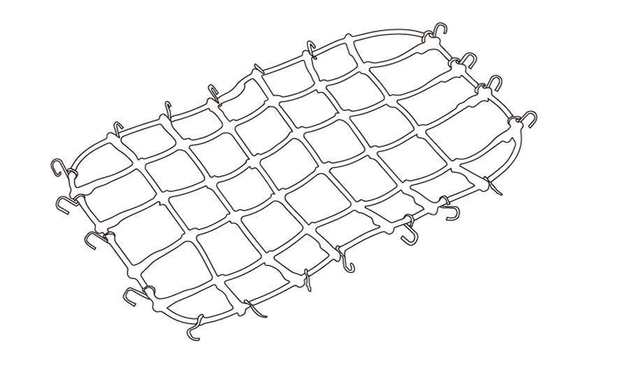 RC Model Roof Rack Net | SY101-021 DoubleE Hobby Doublee_CaDA