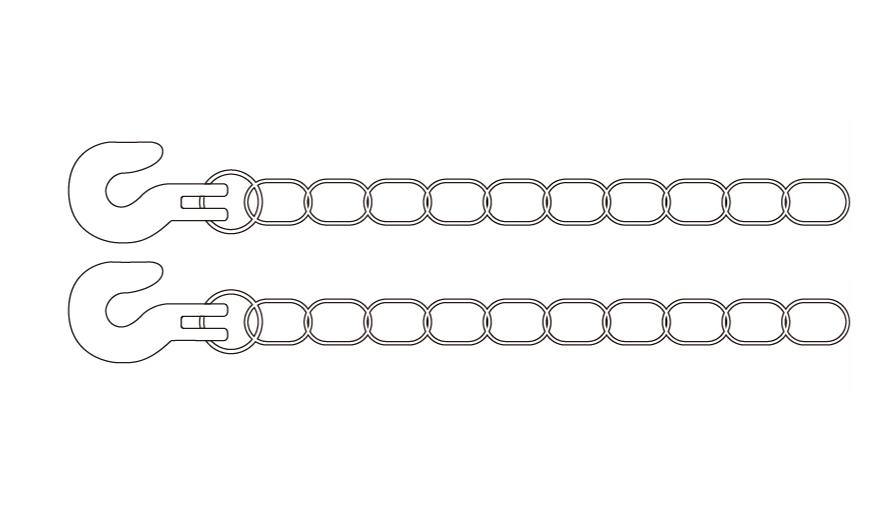 Metal Trailer Chain 1M | SY101-022 - Doublee_CaDA