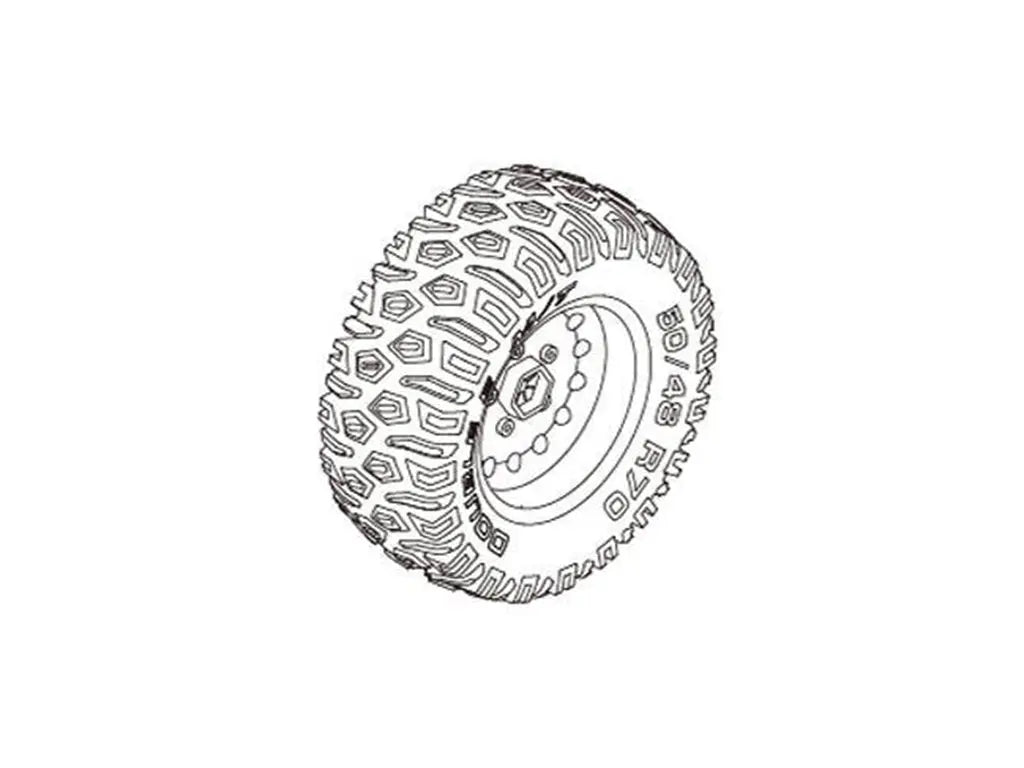 RC Model Tires * 4 | SY101-012 DoubleE Hobby Doublee_CaDA