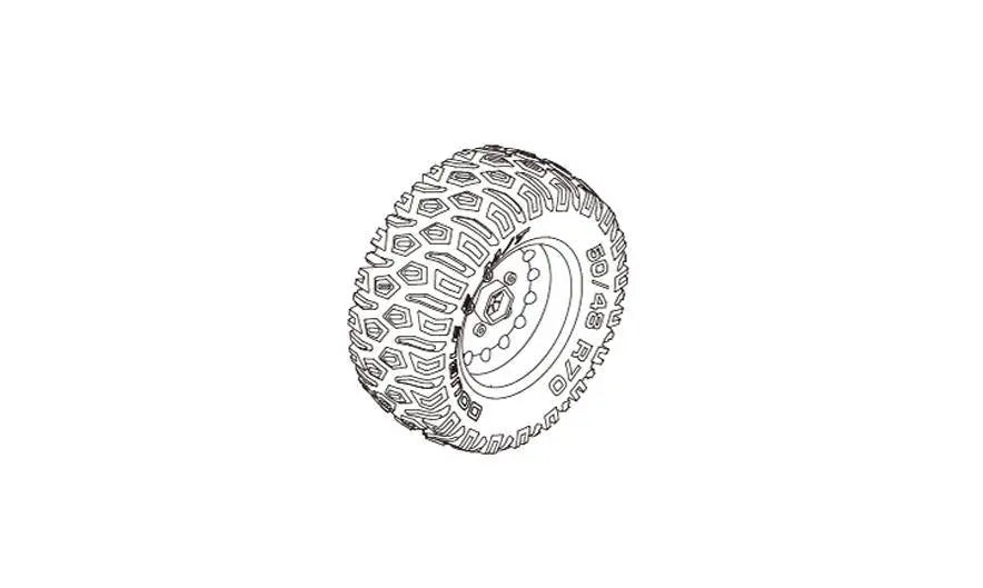 RC Model Tires * 4 | SY101-012 DoubleE Hobby Doublee_CaDA